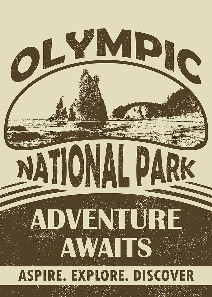 Olympic National Park: Adventure Awaits Poster