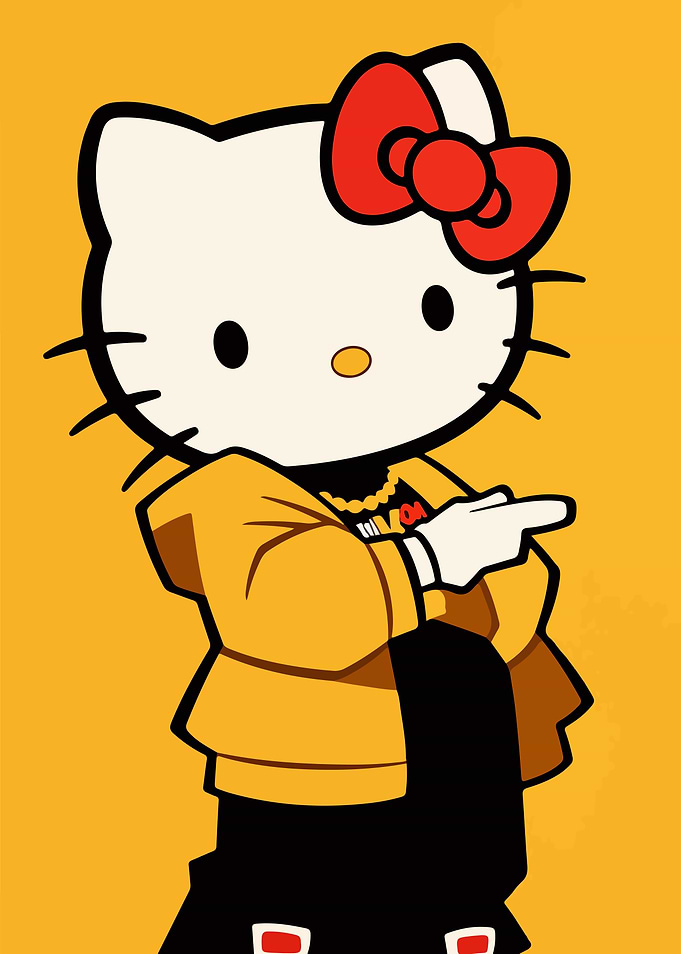 Hello Kitty in Streetwear
