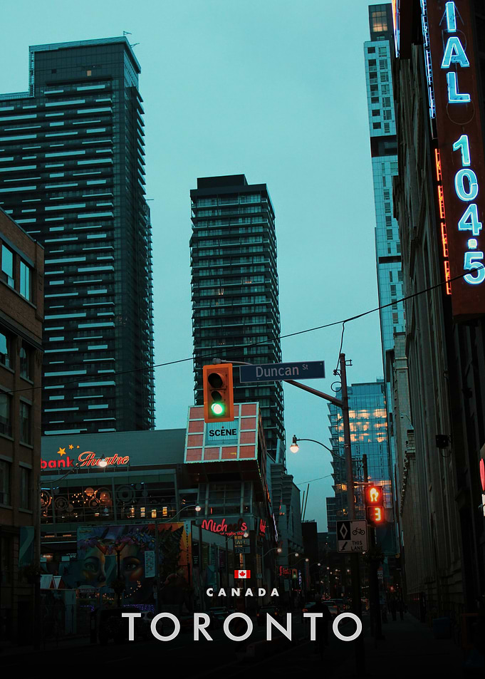 Toronto Cityscape at Dusk