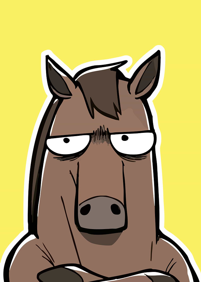 Cartoon Horse with an Attitude