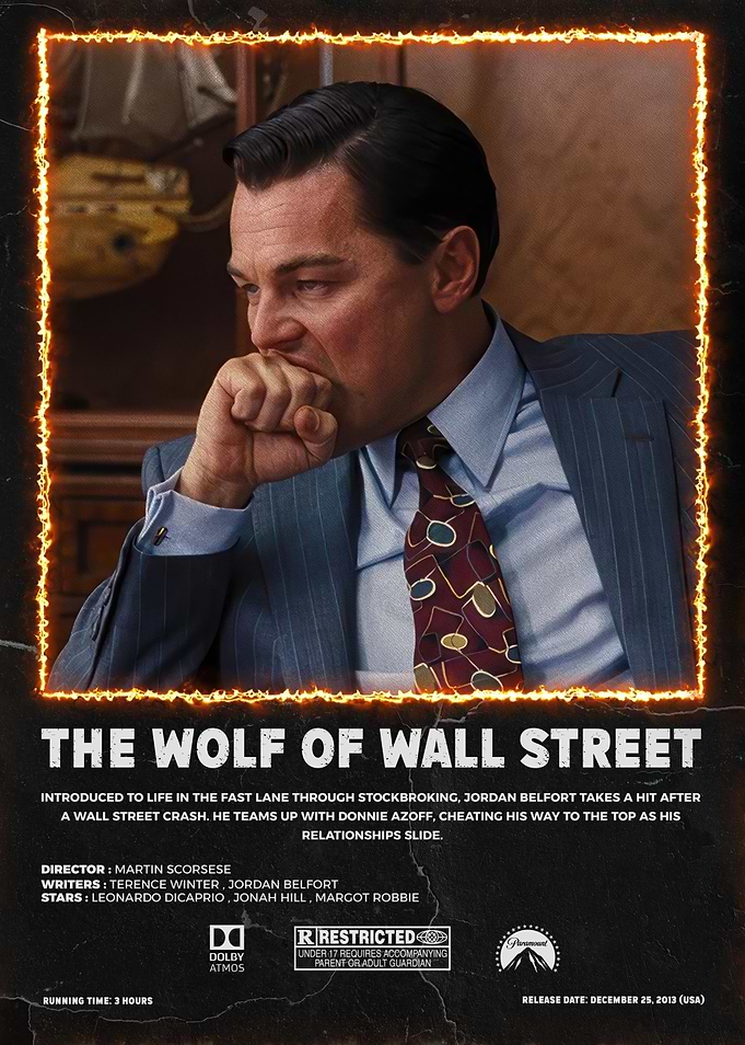 The Wolf of Wall Street Movie Poster