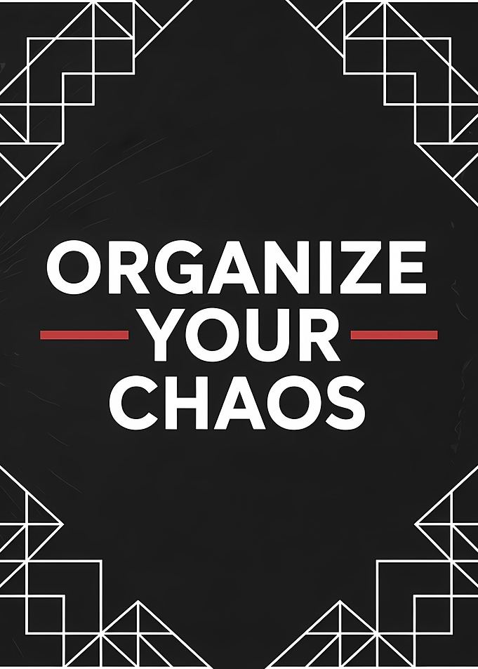 Organize Your Chaos Motivational Poster