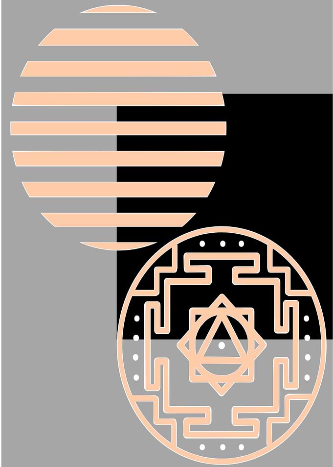Abstract Geometric Yin Yang
