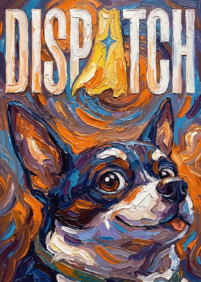 Dispatch Dog Painting