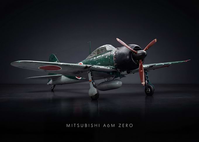 Mitsubishi A6M Zero Fighter Plane
