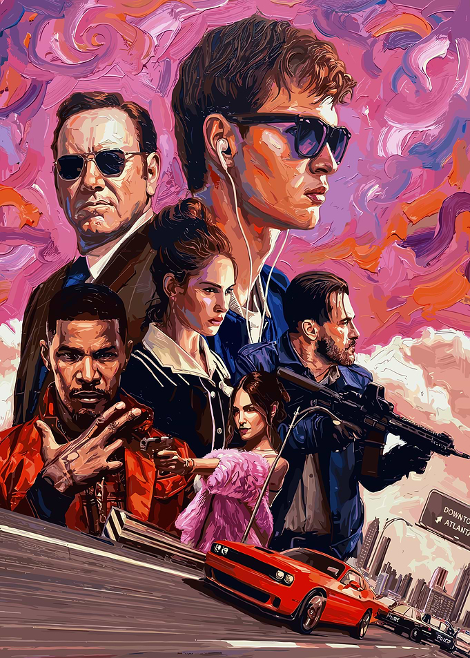 Baby Driver Movie Poster Art