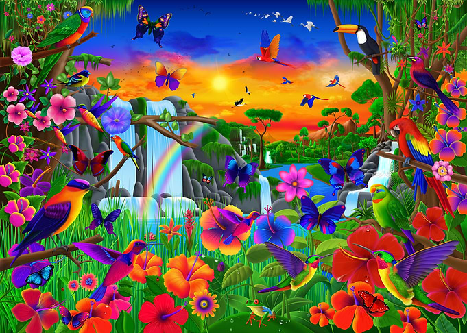 Exotic Wondrous Landscape