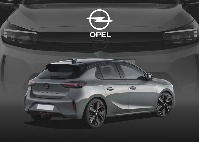 Gray Opel Corsa 2024