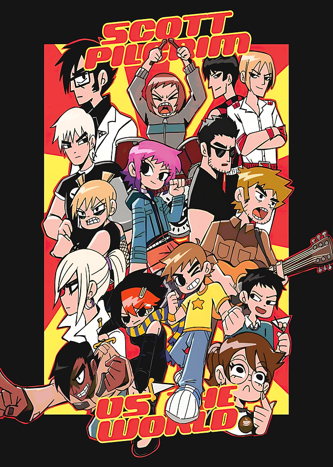 Scott Pilgrim vs. The World Illustration