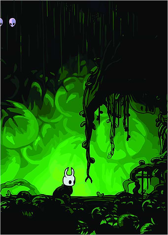 Hollow Knight in Greenpath
