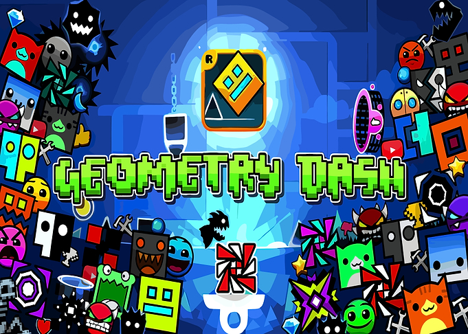 Geometry Dash Game Cover Art