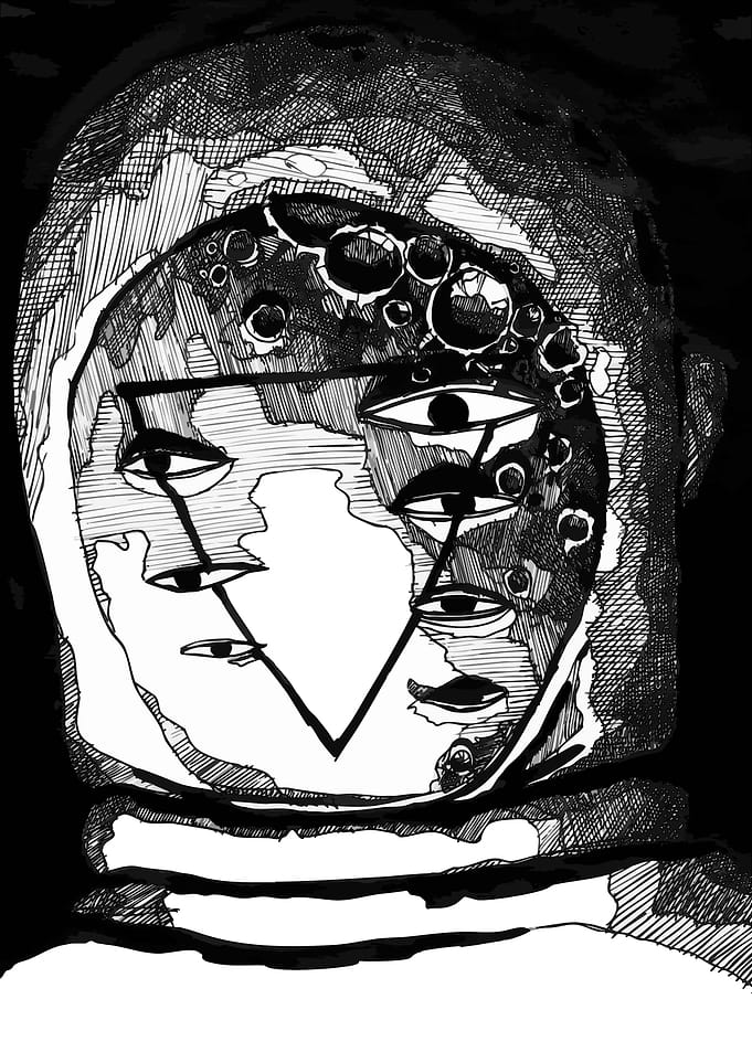 Eyes and Triangles 01 Eva