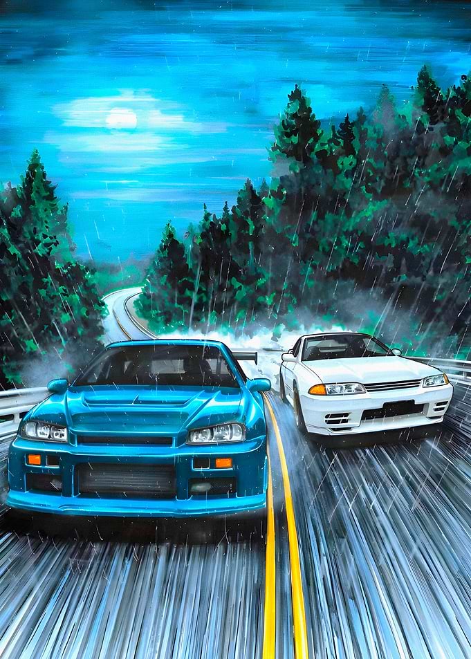 Racing Cars in the Rain
