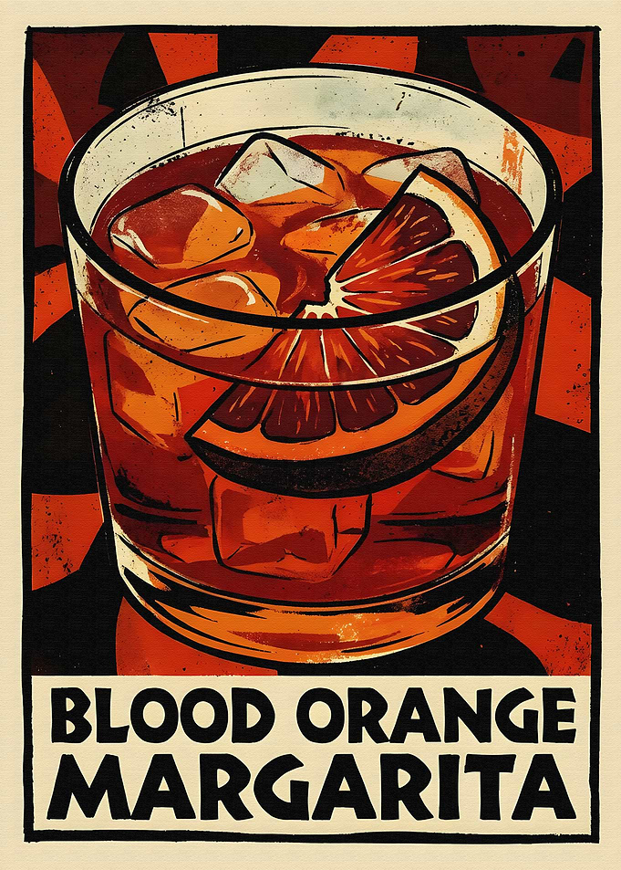Blood Orange Margarita Cocktail