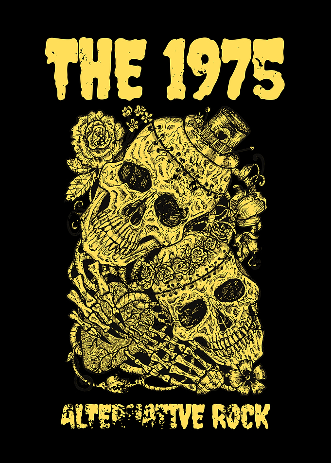 The 1975 Alternative Rock Skulls
