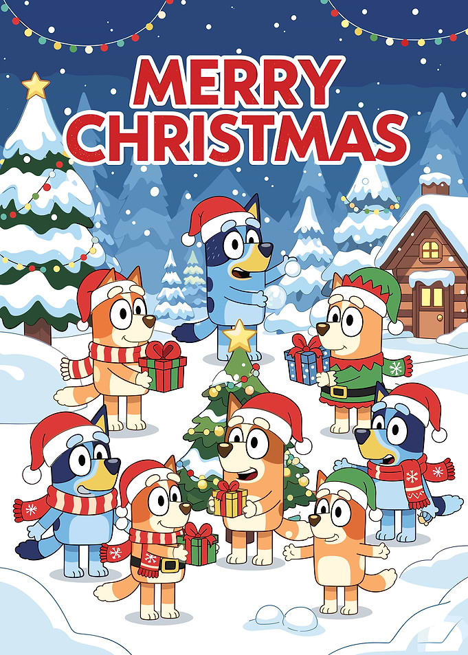 Bluey Christmas Celebration