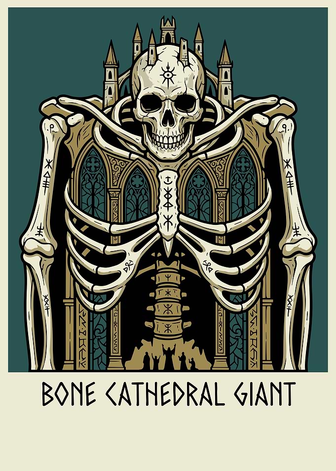 Bone Cathedral Giant Illustration