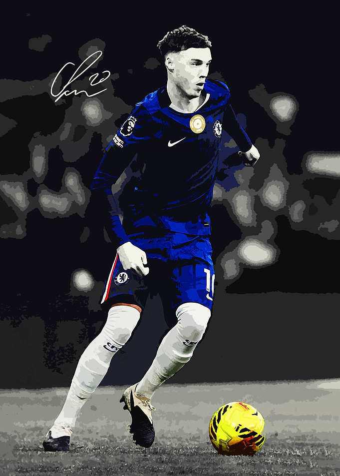 Football Player with Ball