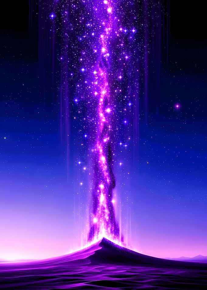 Starfall Over Mountain