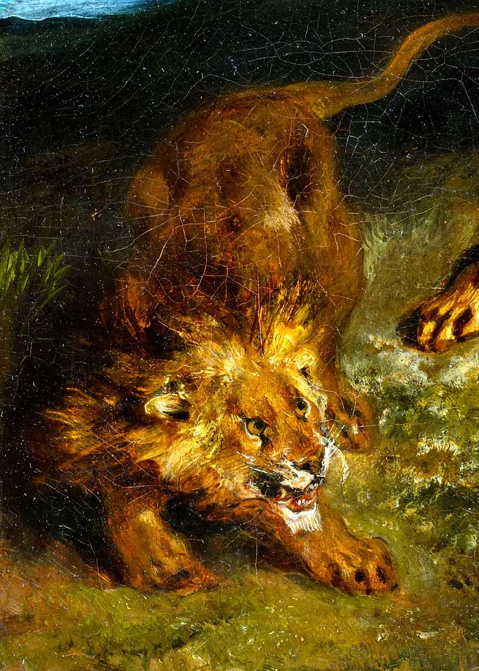 Lion Painting