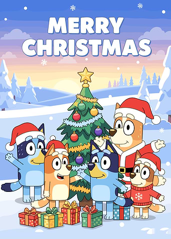 Bluey Christmas Celebration