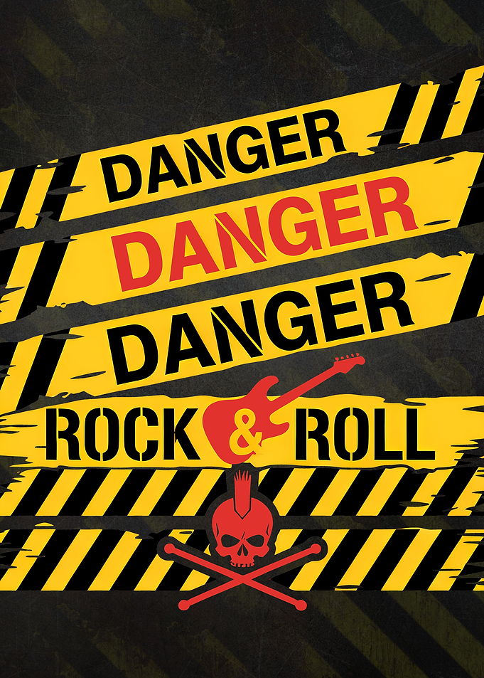 Danger Rock & Roll Zone Warning