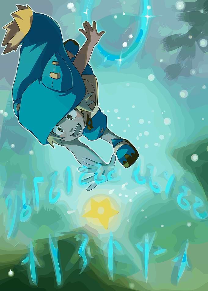 Yugo from Wakfu casting a spell