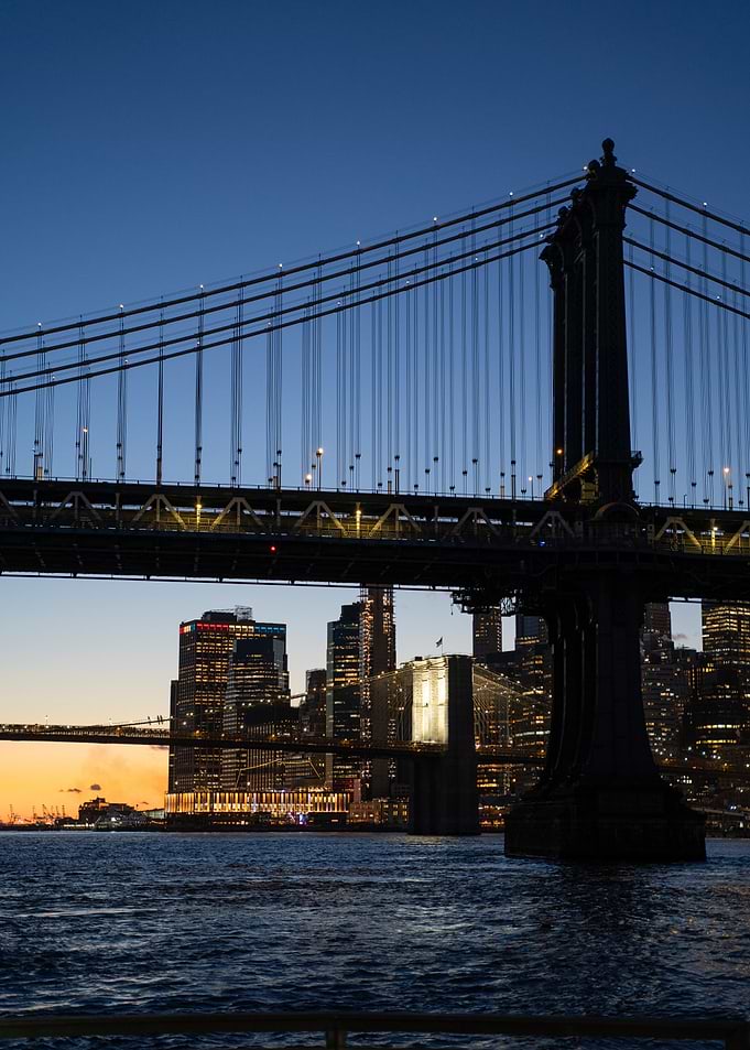 Manhattan Bridge at Sunset