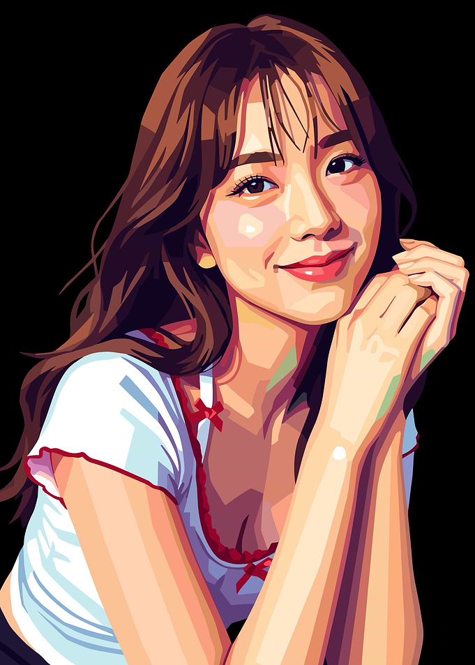 Jisoo Blackpink Portrait Art