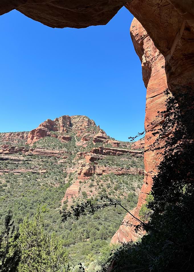 Sedona Arizona Landscape from Cave View