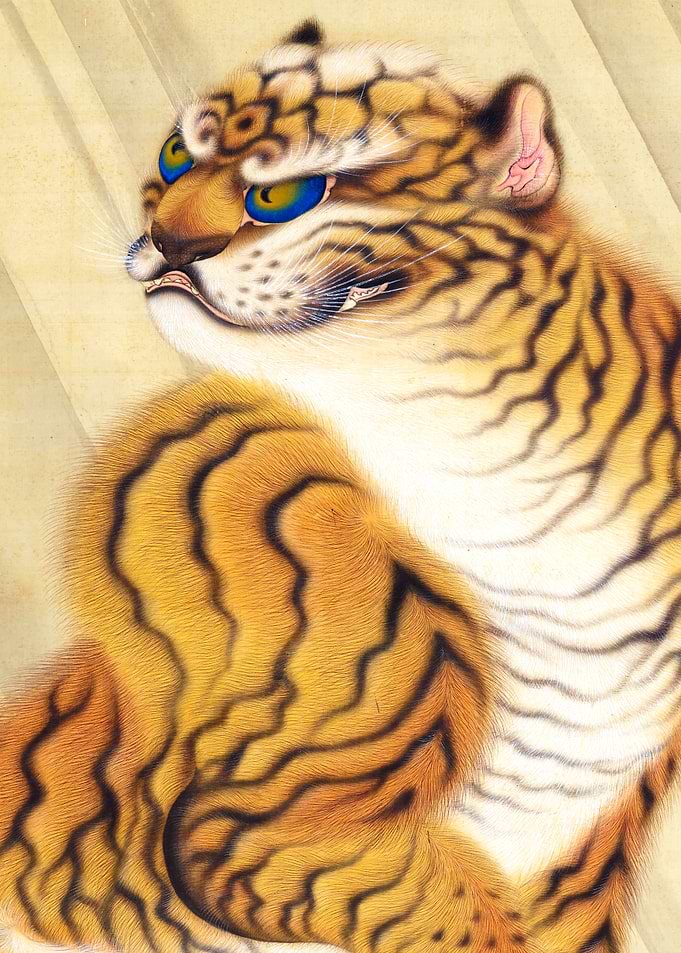Tiger Japanese Ukiyo-e Painting
