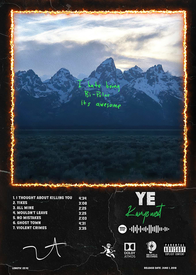Kanye West YE Album Cover