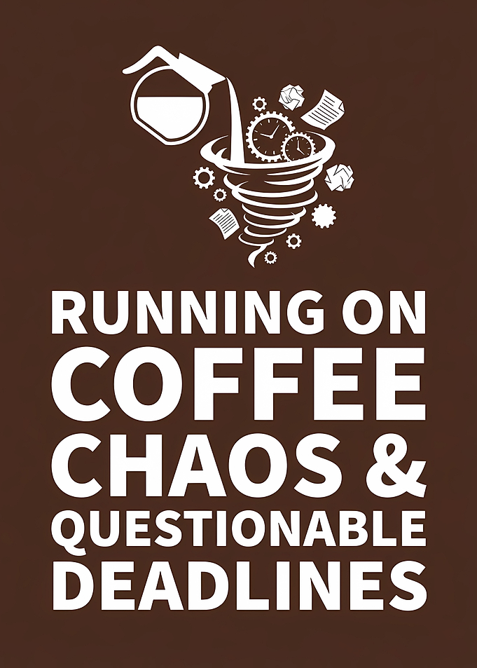 Coffee Chaos and Questionable Deadlines