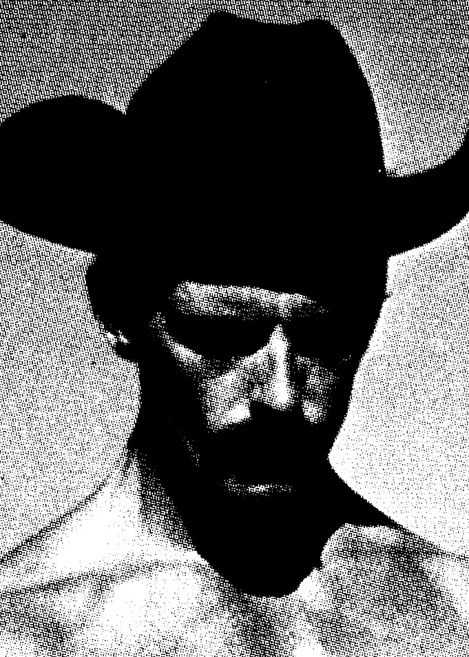 Monochrome Cowboy Portrait