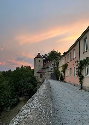 Rothenburg ob der Tauber at Sunset