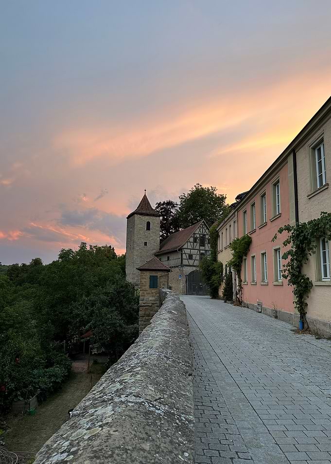 Rothenburg ob der Tauber at Sunset