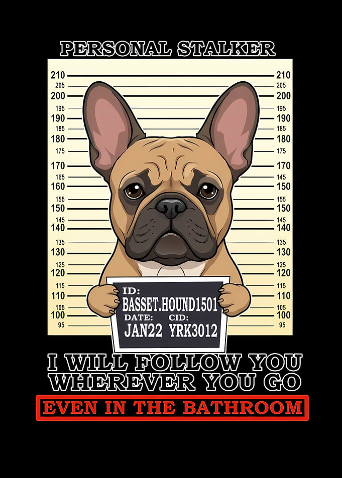 Personal Stalker Basset Hound Mugshot
