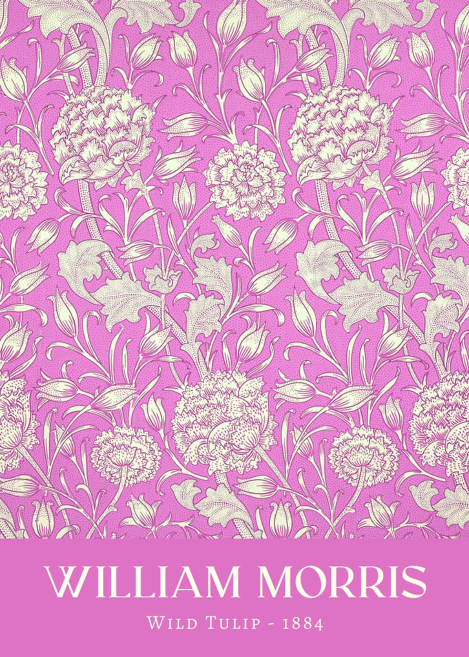 William Morris Wild Tulip Rosette - 1884