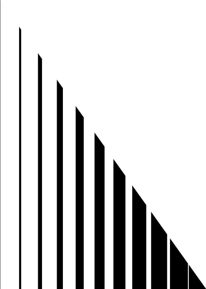Black and White Minimalist Geometric Design