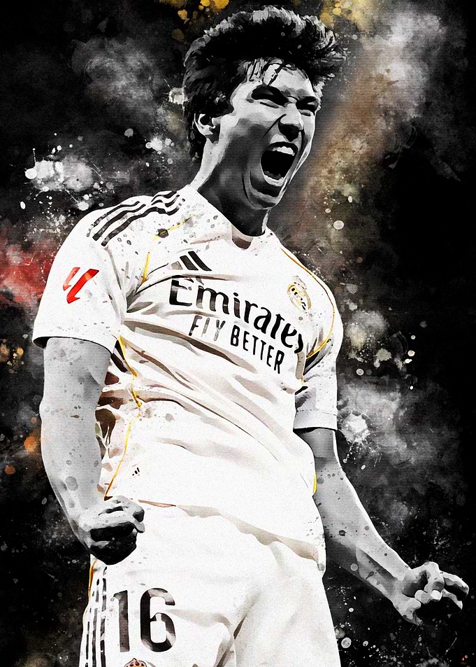 Soccer Player Celebration Art