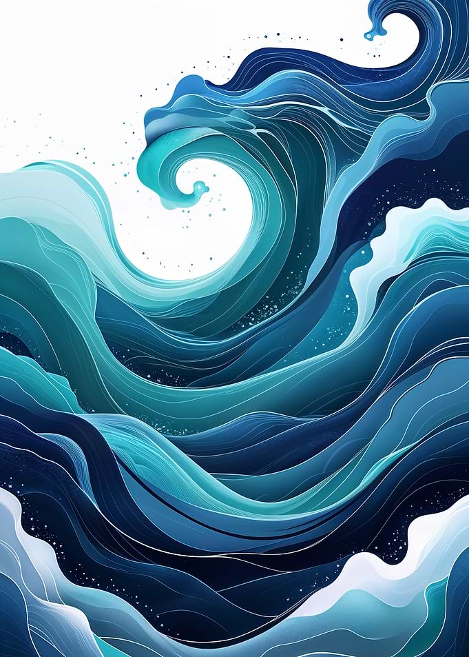 Abstract Ocean Waves