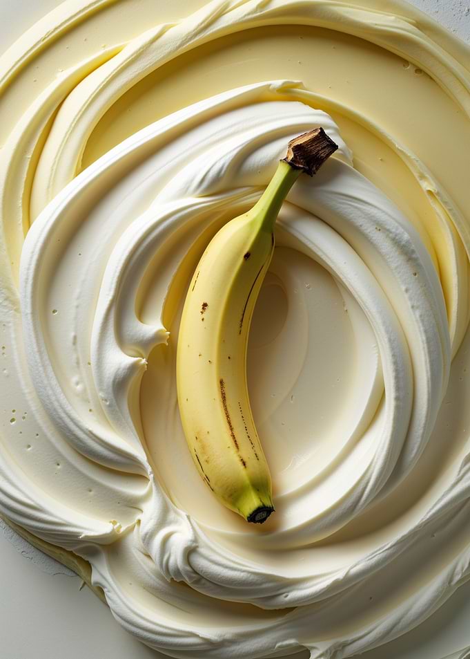 Banana Cream – Minimal Food Art