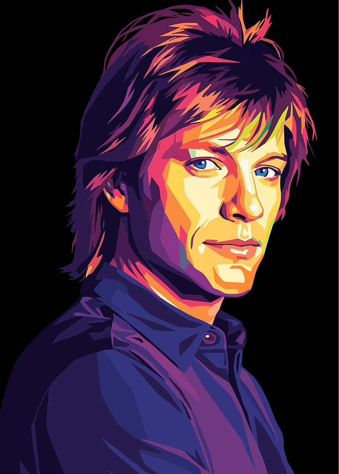 Jon Bon Jovi Pop Art Portrait