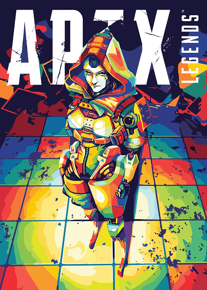 Apex Legends Ash Colorful Pop Art
