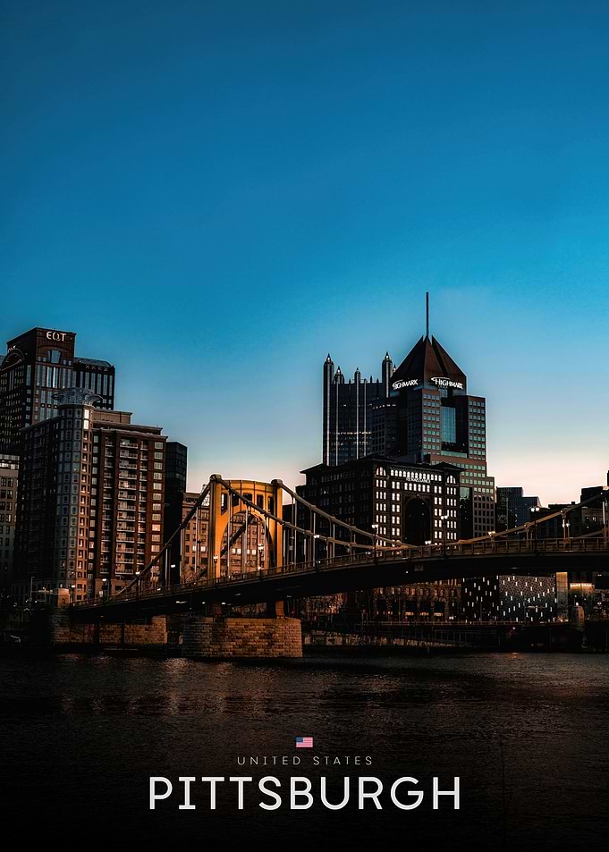 Pittsburgh Cityscape at Dusk