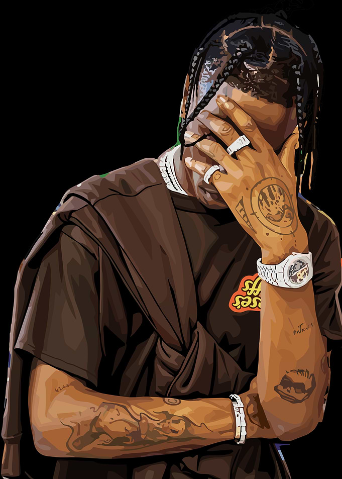 Travis Scott Illustration