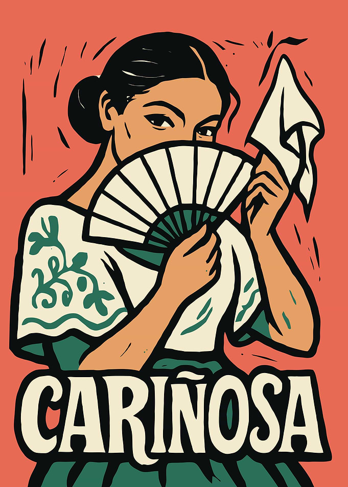 Traditional Filipono Folk Dance Poster