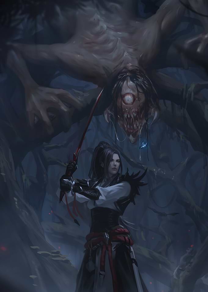 girl with sword