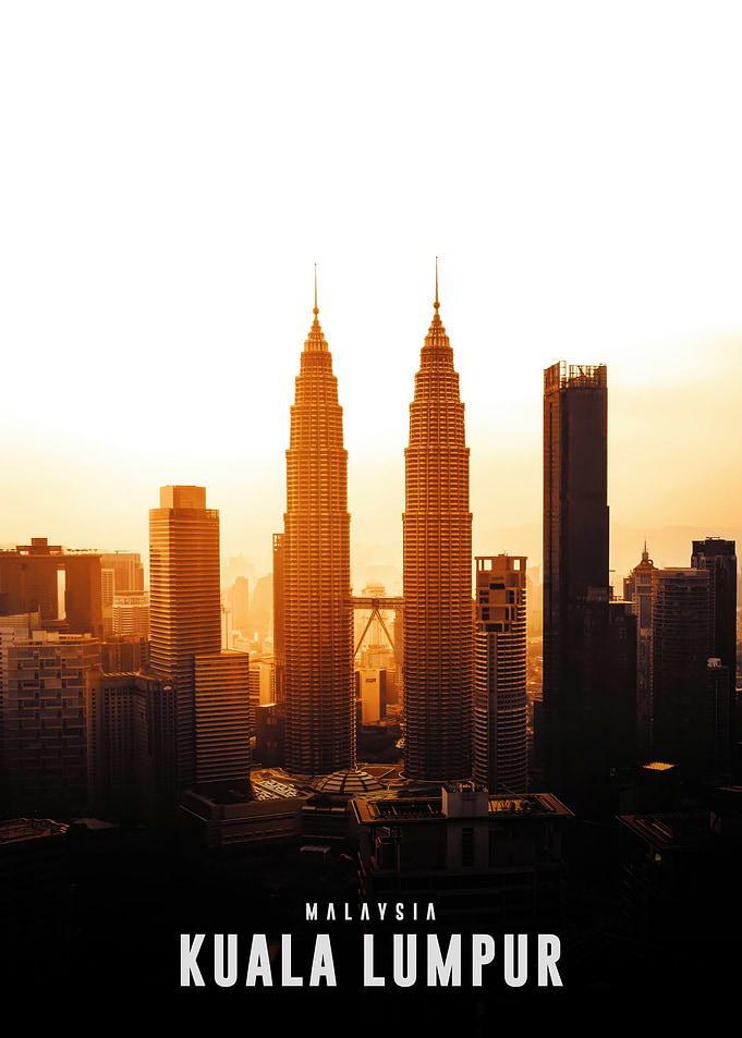 Kuala Lumpur Skyline at Sunset