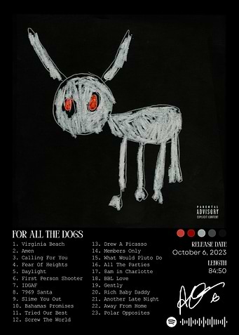 For All The Dogs Album Cover